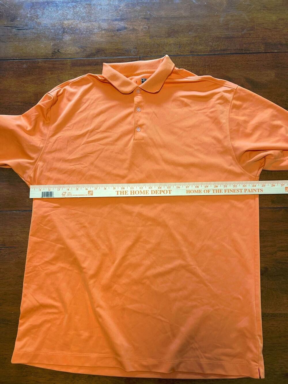 Mens Nike Fit Dry Short Sleeve Orange Polo Golf Shirt, Size XXL